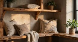 casual inviting built in design