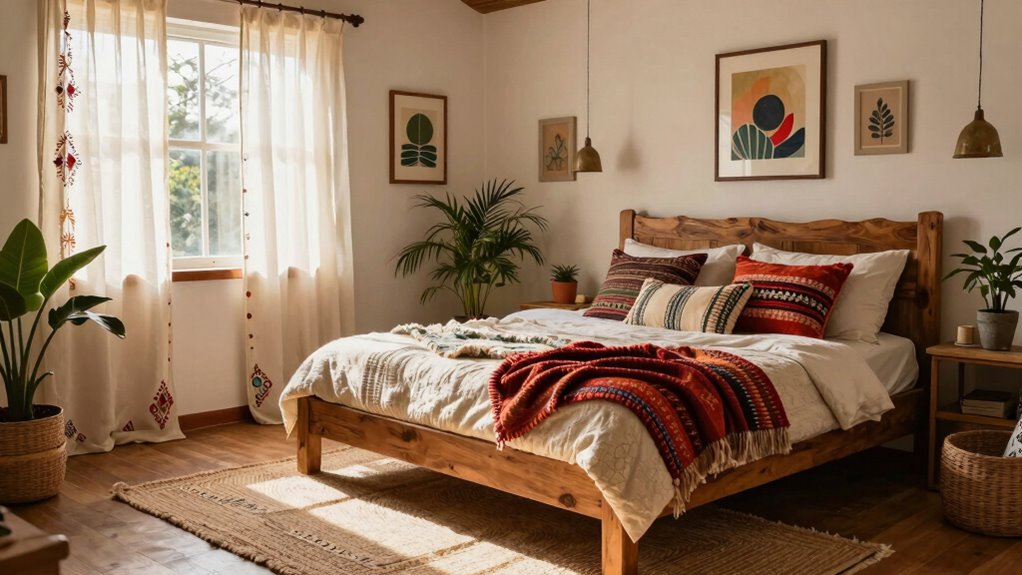 chic boho boutique guest rooms