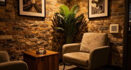 comfortable ventilated smoking area