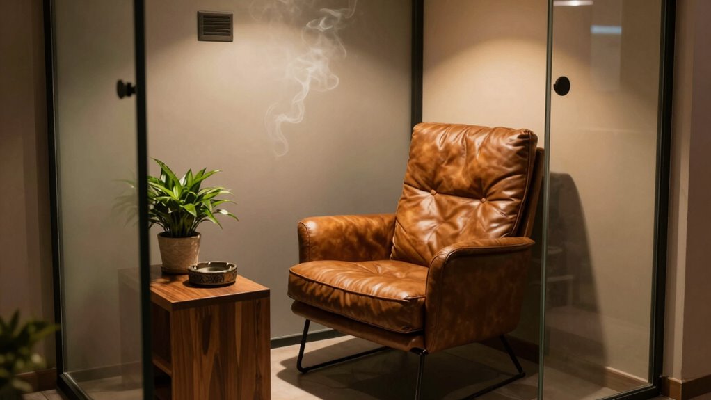 controlled indoor smoking environment
