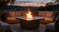 cozy outdoor gathering ambiance