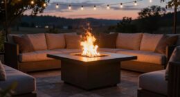 cozy outdoor gathering ambiance