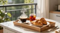 create a luxurious morning experience