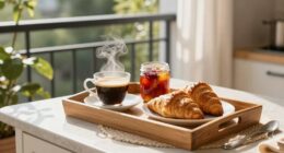 create a luxurious morning experience