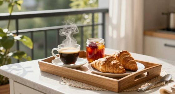 create a luxurious morning experience