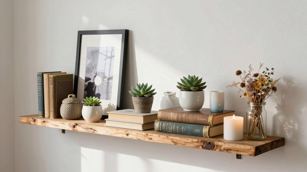 create balanced layered displays