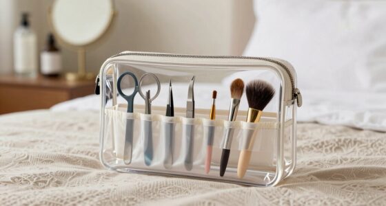 efficient travel beauty kit