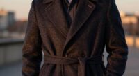 elegant coat enhances style