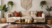 elegant cozy bohemian style