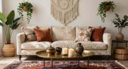 elegant cozy bohemian style