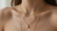 elegant layered necklace styling