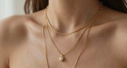 elegant layered necklace styling