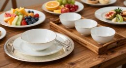 elegant serving piece selection