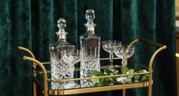 elegant understated bar decor