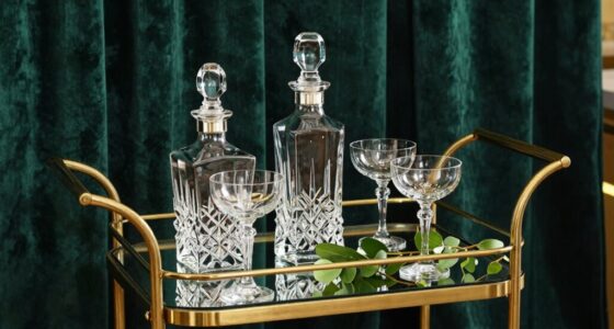 elegant understated bar decor