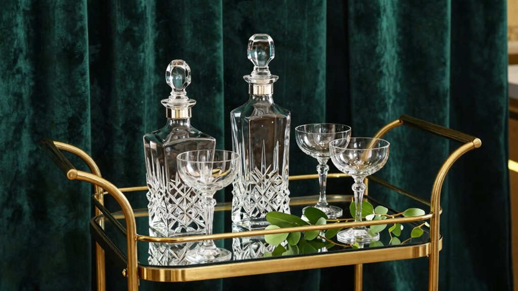 elegant understated bar decor