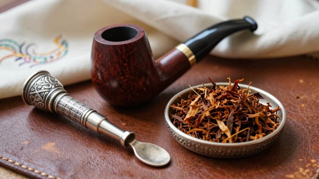 embracing ritualistic tobacco preparation