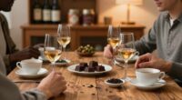 enjoying curated tasting experiences
