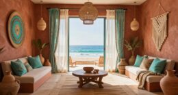 harmonious boho interior design