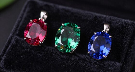 intentional gemstone color selection