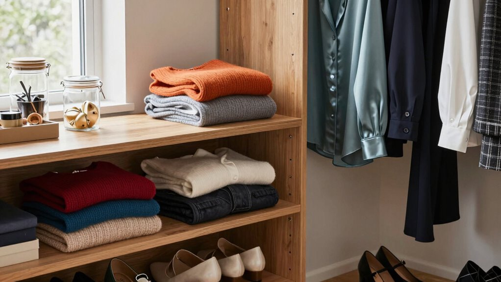 intentional stylish wardrobe curation