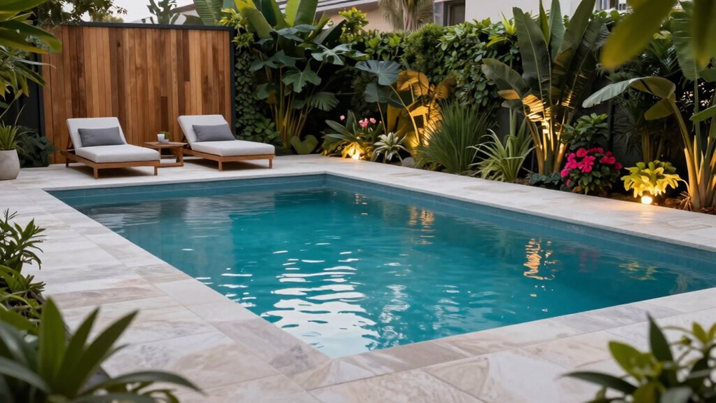 luxury small pool design
