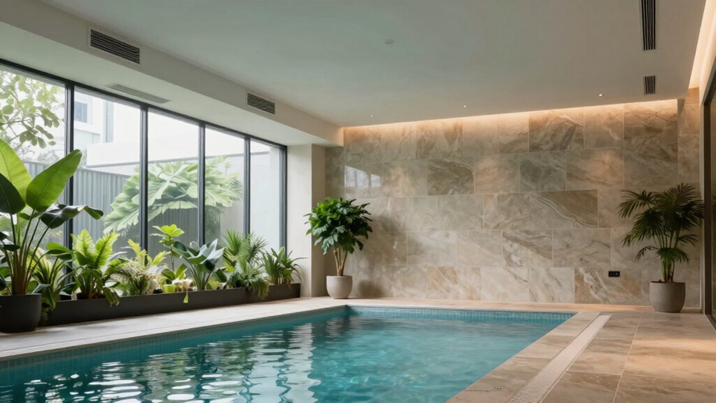 manage humidity in pool