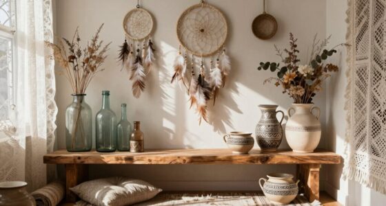 meaningful boho object collection