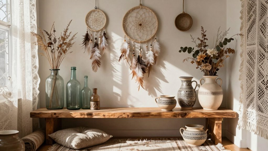 meaningful boho object collection