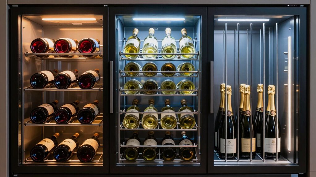 multi zone wine storage control