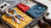 organized attractive travel packing