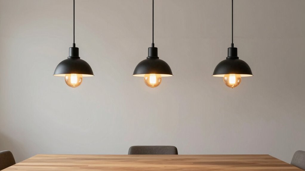 proper pendant light spacing