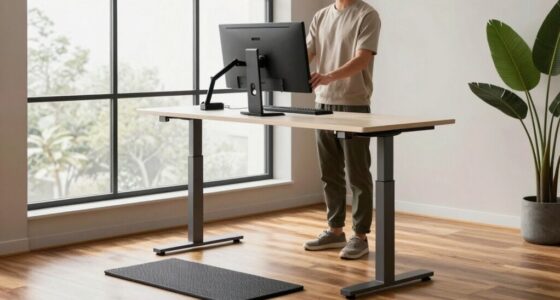 proper standing desk usage