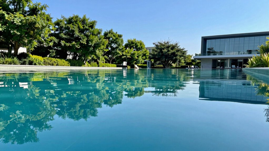 reflection enhances pool design