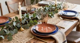 relaxed boho table decor