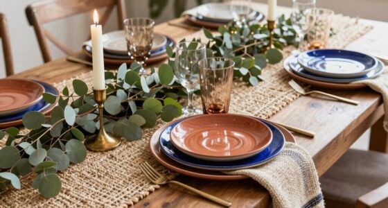 relaxed boho table decor