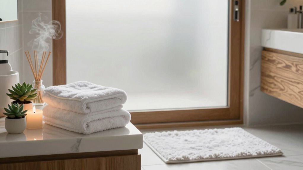 relaxing luxurious bathroom ambiance