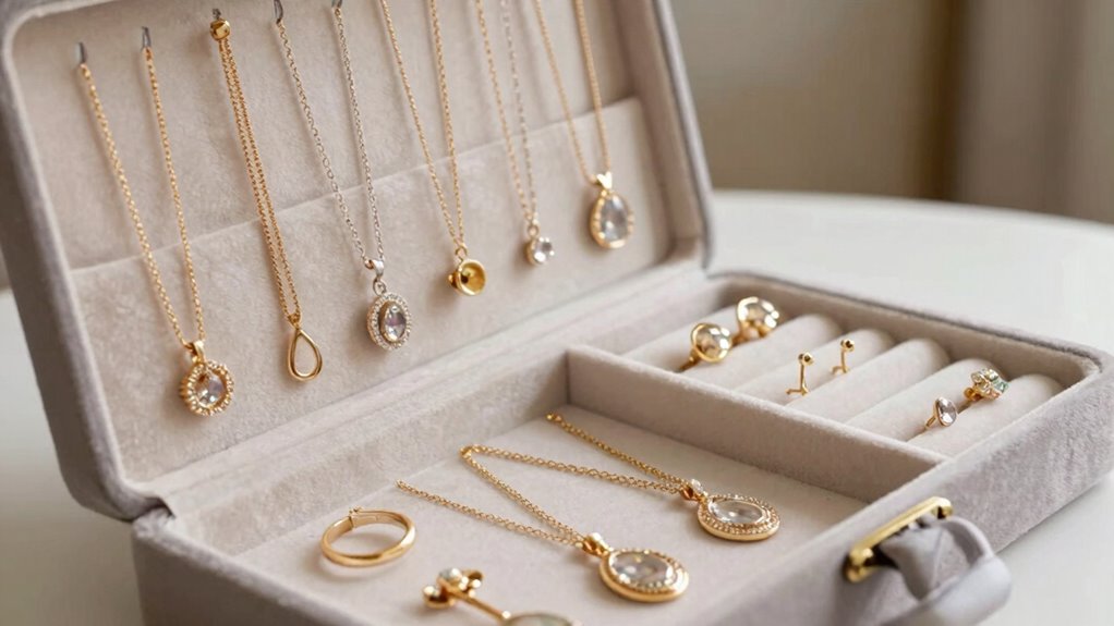 secure organized jewelry packing