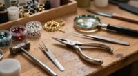 setting up jewelry studio