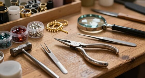 setting up jewelry studio
