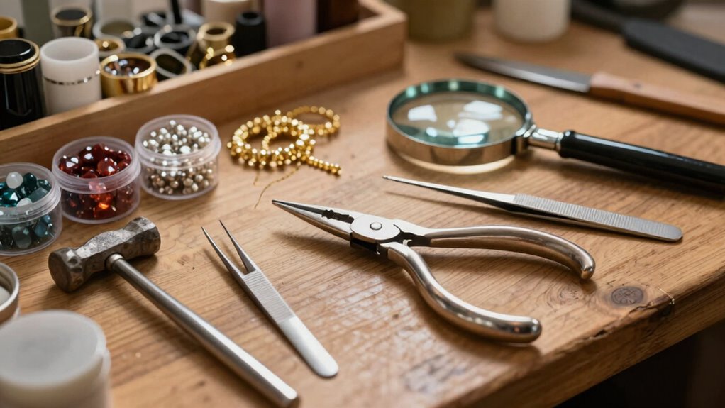 setting up jewelry studio
