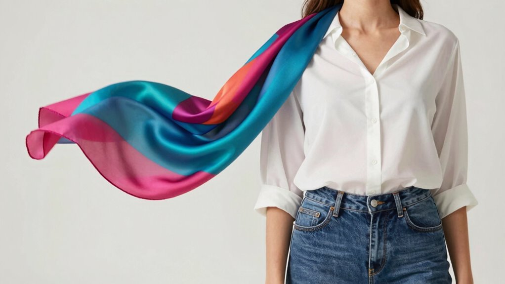 silk scarves enhance style