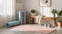stylish inviting workout space