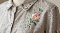 subtle sophisticated embroidery styling