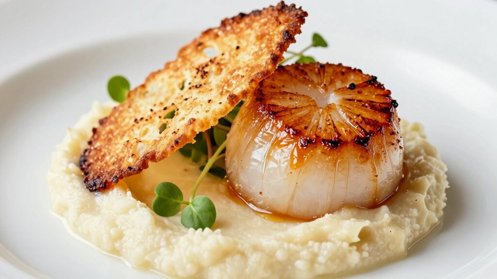 texture enhances gourmet dining