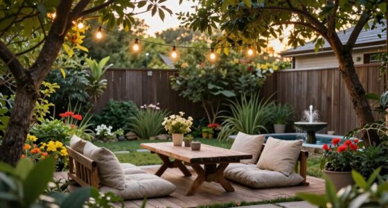 transforming backyard into retreat