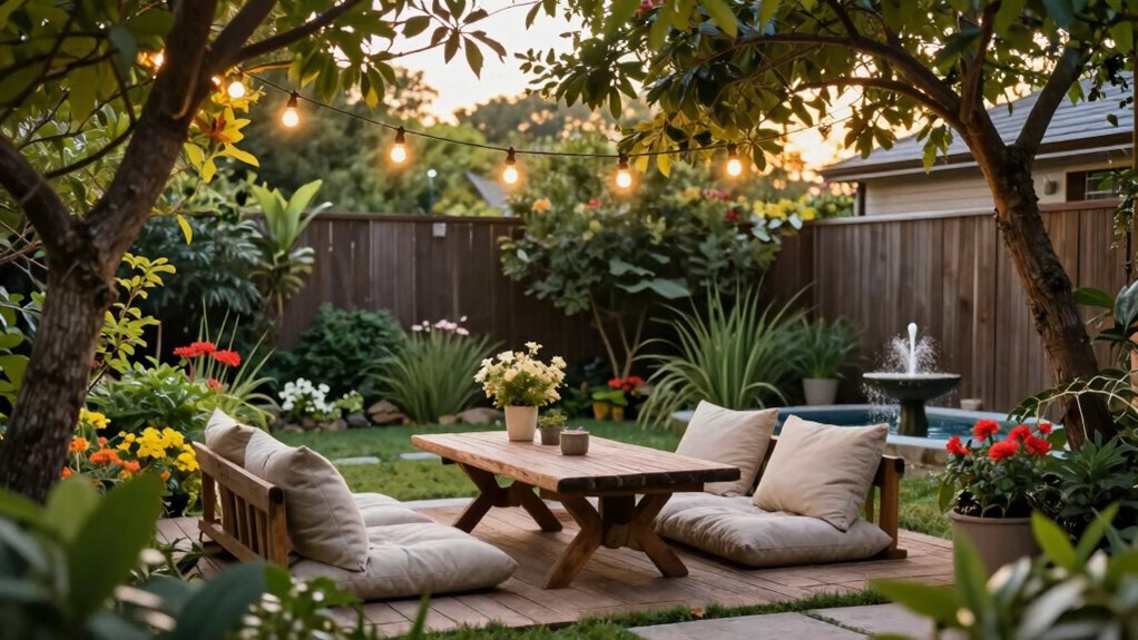 transforming backyard into retreat