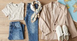 travel wardrobe with personal style
