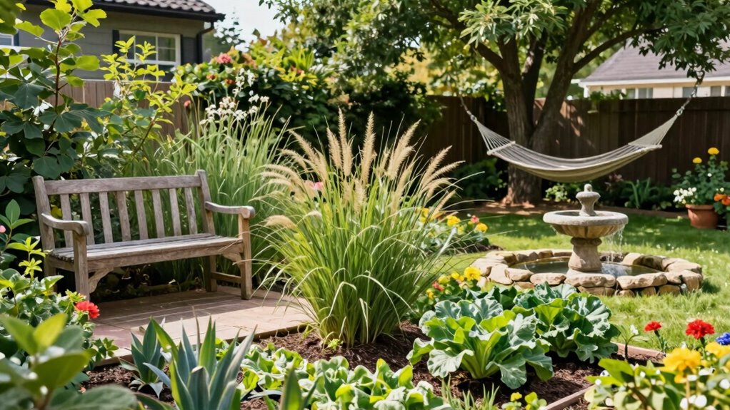 urban garden and bird sanctuary