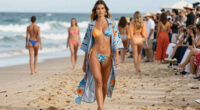 Australian Swimmer Who Crashed Beach Fashion Show Becomes the Star